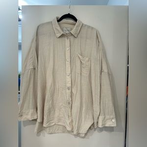 AE GO BIG OVERSIZED GAUZE SHIRT